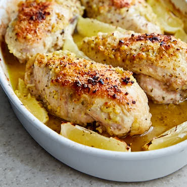 This Baked Bone-in Lemon Chicken Breast is another gem recipe by Ina Garten. I've tried many lemon chicken recipes, but this one truly hits the spot. It's citrus-y and garlic-y. It's absolutely delicious. A must try!