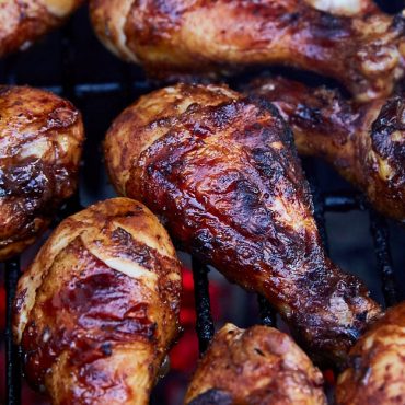 Simple ingredients, simple to make, the best spicy BBQ-style grilled chicken drumsticks recipe ever. For best results marinate chicken drumsticks overnight and up to 24 hours before grilling.