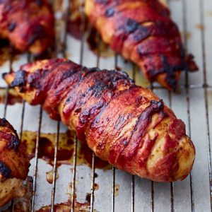 Crispy Bacon Wrapped Chicken Breast - 36