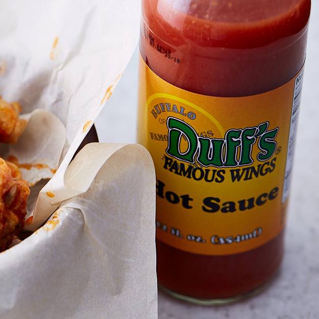 Duffs hot sauce.