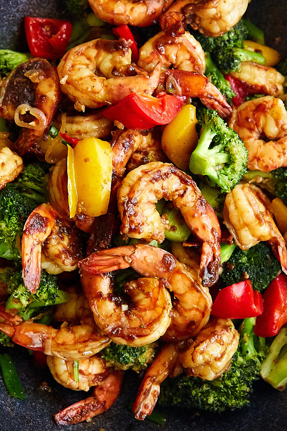 Szechuan Shrimp with Broccoli and Peppers - 4