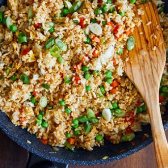 Do you like hibachi? This Japanese fried rice (hibachi style) is a must try. Simple ingredients, a wok, and 20 minutes of time will result in the most delicious hibachi rice you've ever tried.