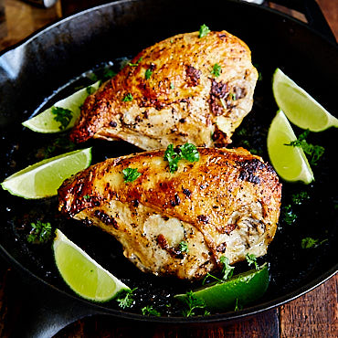 This chicken breast recipe is a one-pan, healthier, and a quicker version of our wildly popular family oven roasted chicken breast recipe.