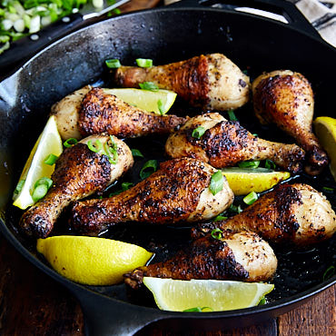 Pan Seared Lemon Pepper Drumsticks - 16