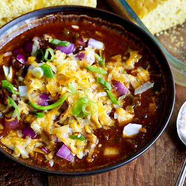 This is the best Texas chili recipe. A must try for all those who appreciate Texas style chili made with a mix of flavorful chili powders.