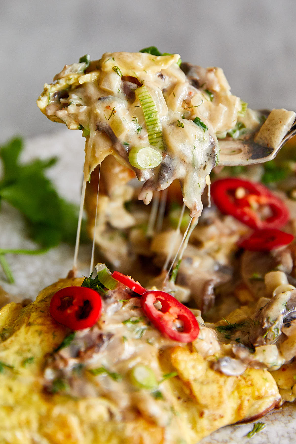 Mushroom Omelette - Craving Tasty