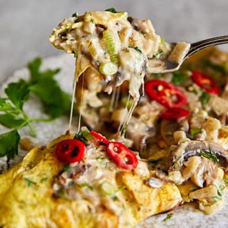 Mushroom Omelette - 2