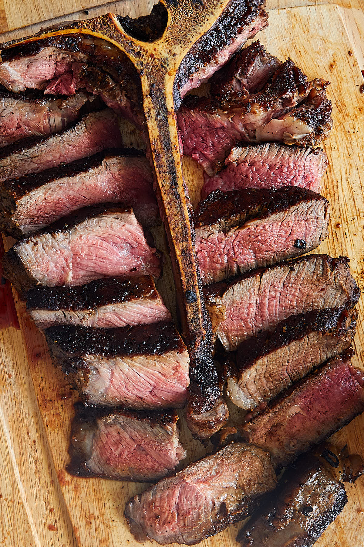 Sliced Porterhouse Steak