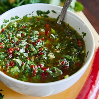 Cilantro Chimichurri | ifoodblogger.com