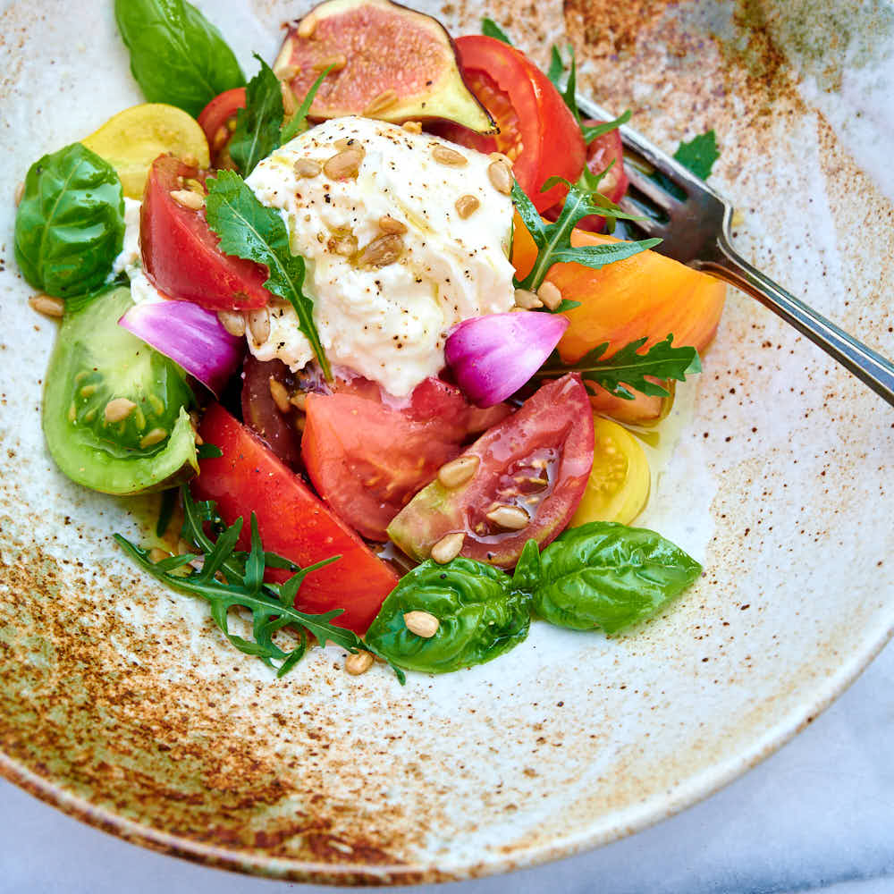 Rustic Tomato and Cucumber Salad - 9