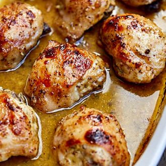 Honey Mustard Chicken Thighs - 25