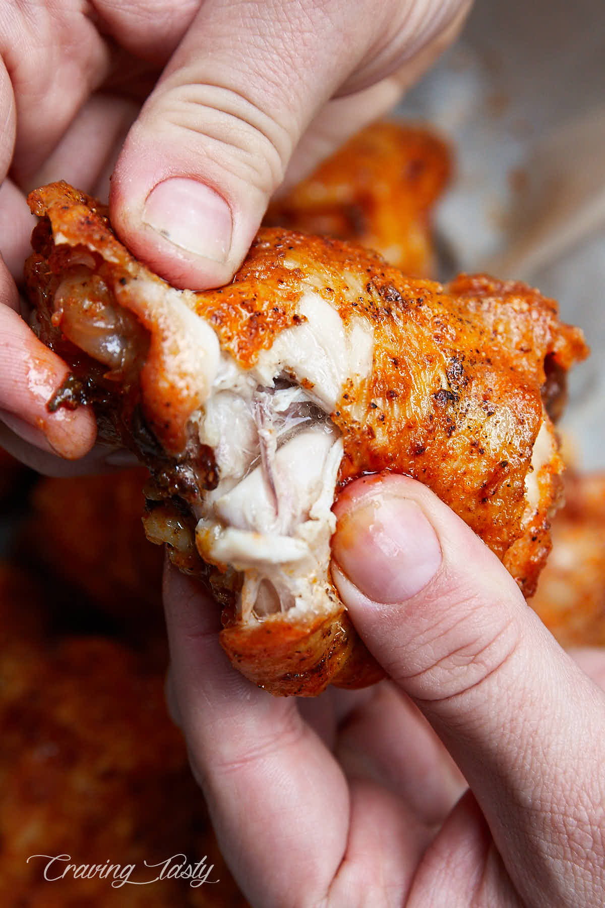 Extra Crispy Oven-Fried Chicken Thighs - Craving Tasty