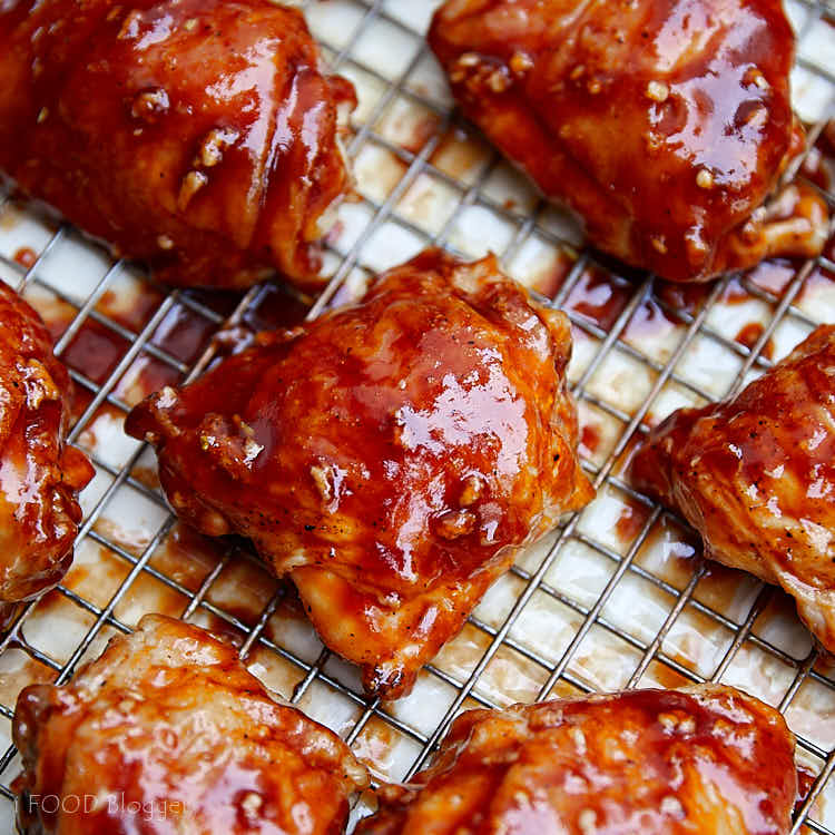 Baked BBQ Chicken Wings - Step 4 - smother with BBQ sauce.