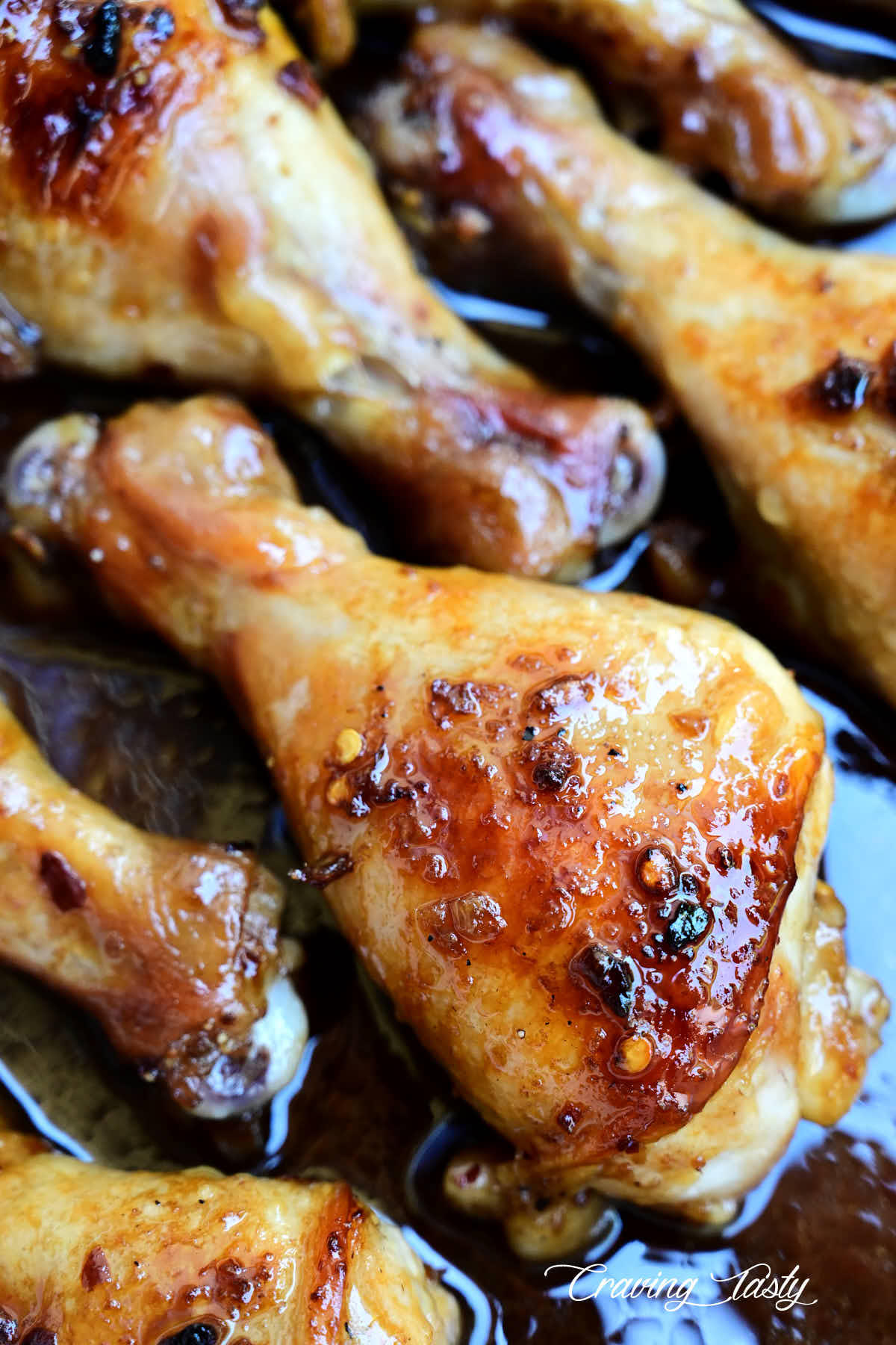 Honey Garlic Baked Chicken Drumsticks Craving Tasty