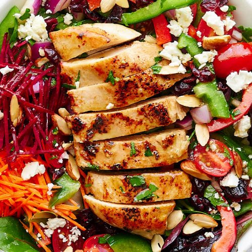 Grilled Chicken Salad - Craving Tasty