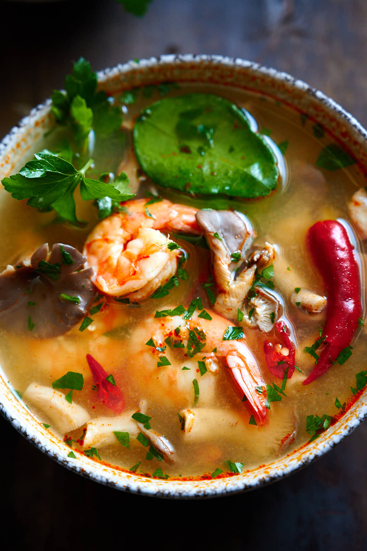 Tom Yum Soup  Tom Yum Goong  - 45