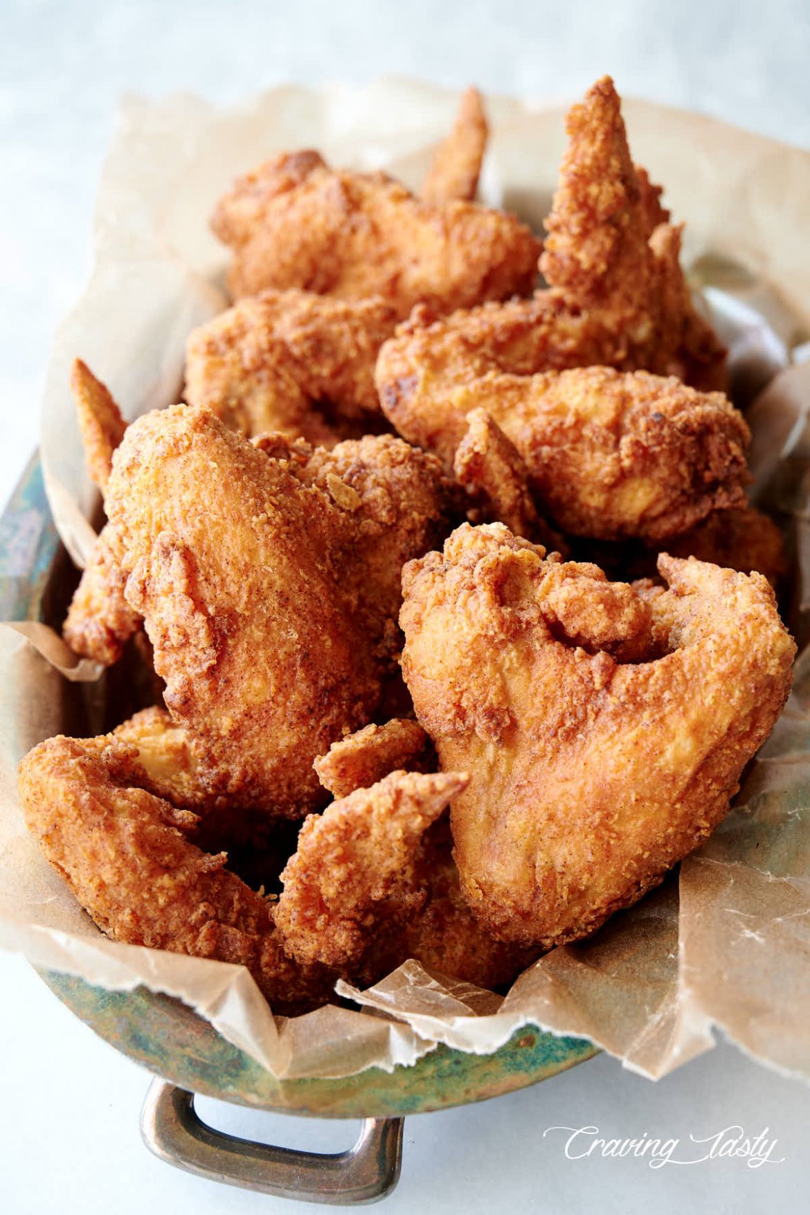 Deep-Fried Chicken Wings - Craving Tasty