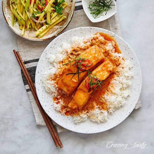 Salmon in Thai Red Curry - 55