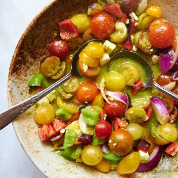 Cherry Tomato Salad with Mint   Cilantro Vinaigrette - 36